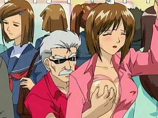 Sin censura hentai - rompiendo cogida público en el tren subterráneo