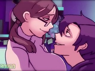 Mona y Travis (Lewdfroggo)