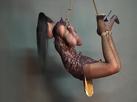 Yaner cabaran hogtie-hang melampau