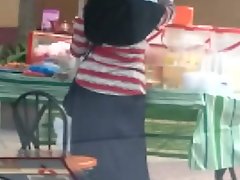 Hijabi Малого Hip Broad in the beam Ass Non Nude