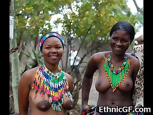 African Menacing Teen GFs!