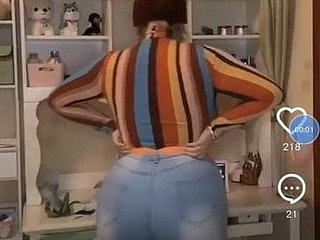 CHINESE BBW Dull-witted BUTT Irritant