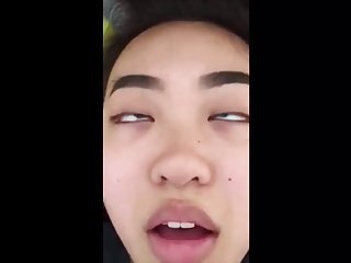 วัยรุ่นเอเชียของฉัน GF กลิ้ง 20yo ตา