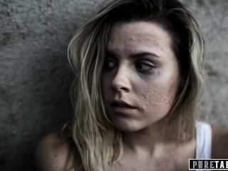 Transparent Ban Vagrants Teen Fresh gets Unsought Creampie