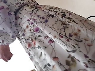 Upskirt op bench