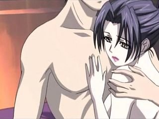 Anime MILF bekommt engen Arsch genagelt Doggystyle