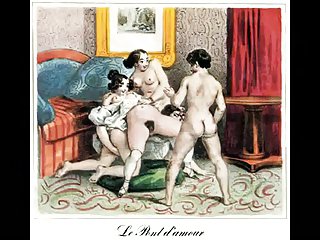 कामुक Biedermeier स्टील Engravings - जोहान Nepomunk गीजर