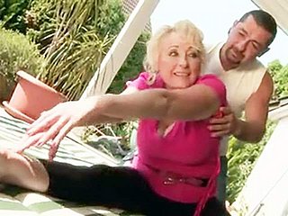 Granny Fucks Ground-breaking Yoga Teacher