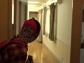 Youn stripe atacking housewives