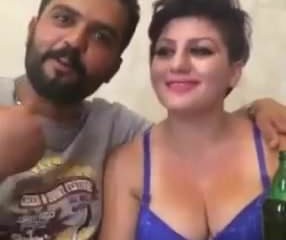 IRAN لطيف عاهرة فتاة الشرب قبل الجنس Mam