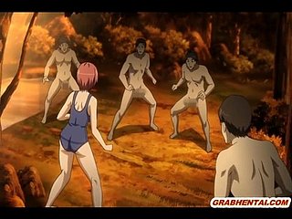 hentai Vírgenes traje de baño caliente orgía