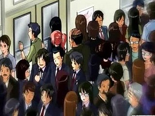変態は電車で犯さホットと中出し女子学生