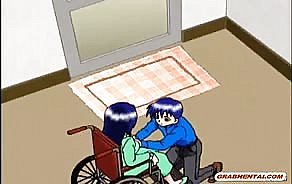 巨乳アニメのお母さん熱い乗馬コック