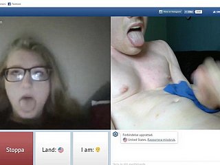 Chatroulette - Mädchen enttäuscht, weil ich ein Gesicht nicht tat